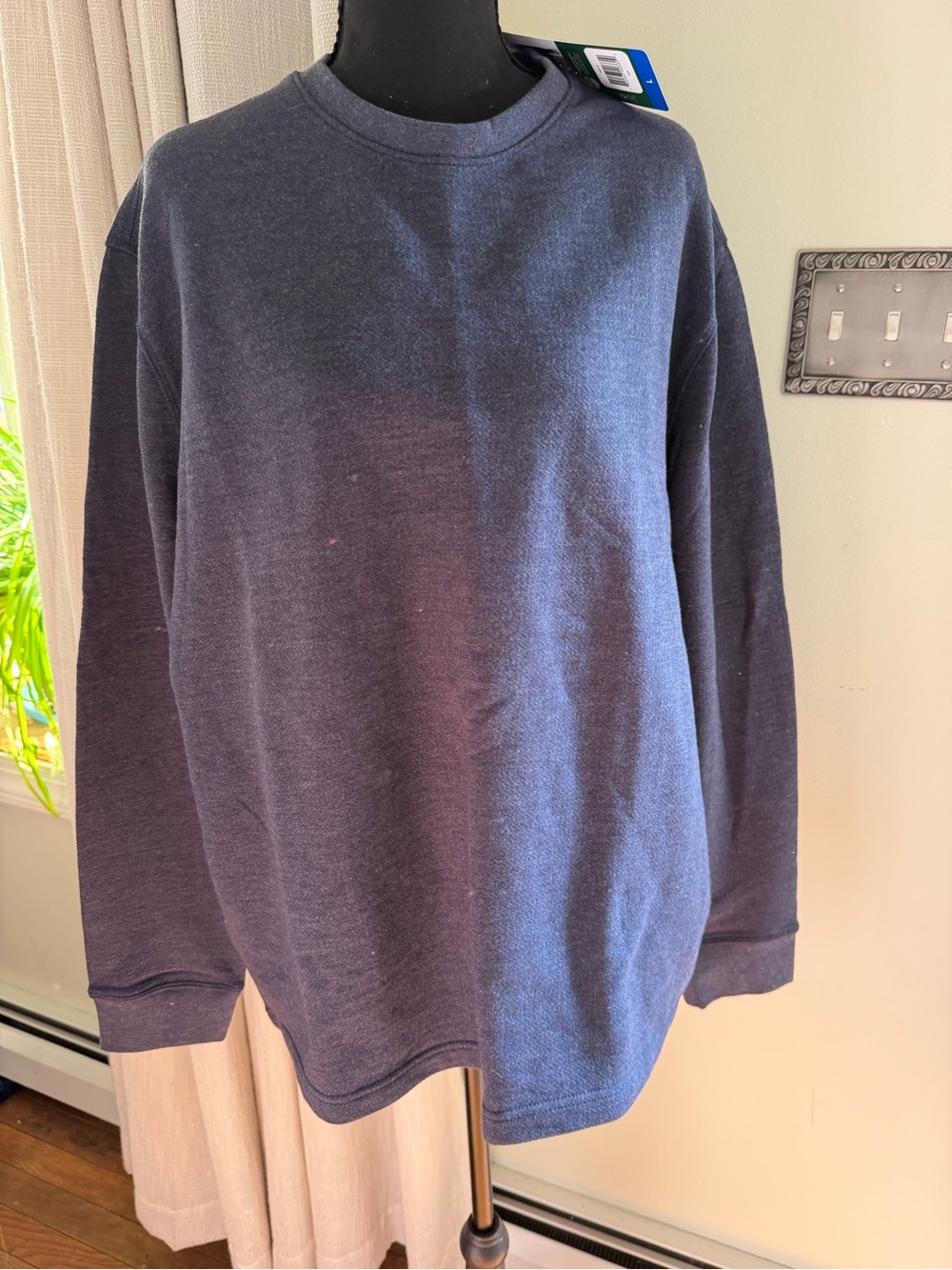 Orvis Navy Blue Crewneck Sweatshirt